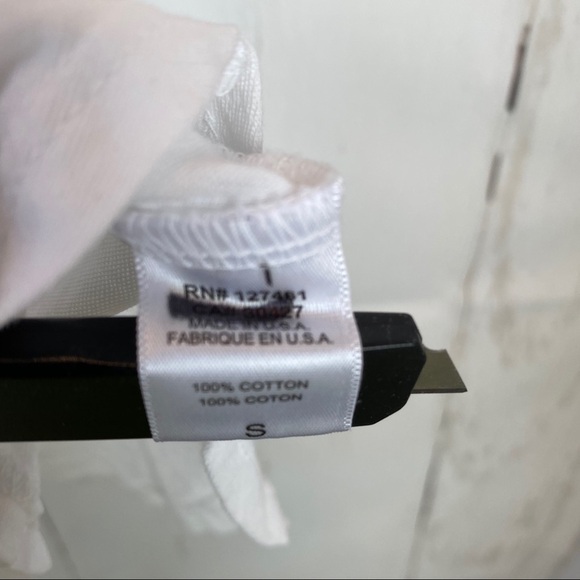 Wildfox Sz Small Rose All Day White Black Tshirt - Picture 9 of 9